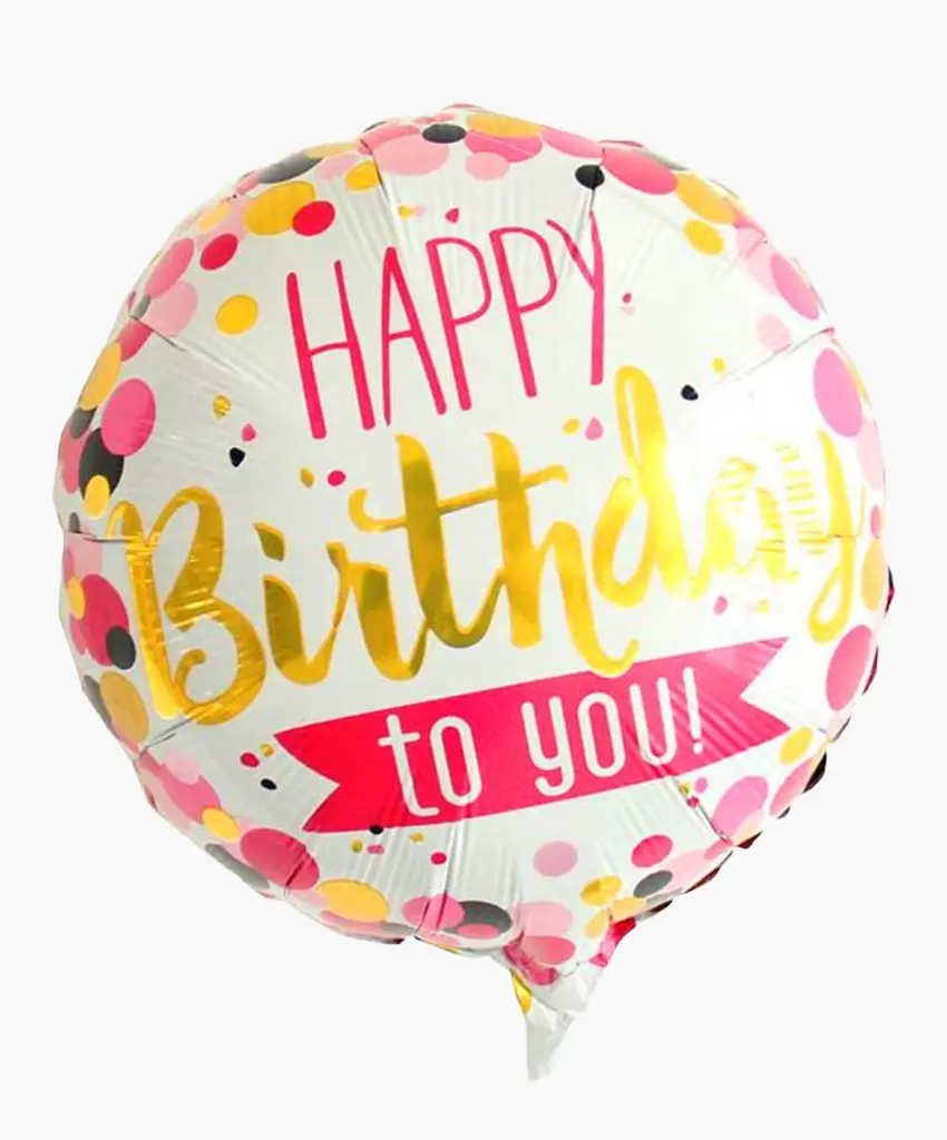 Foil Balloon Happy Birthday
