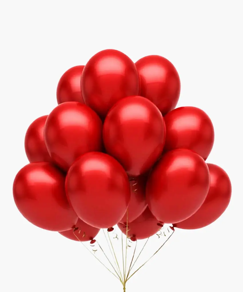 Red Balloons Bunch