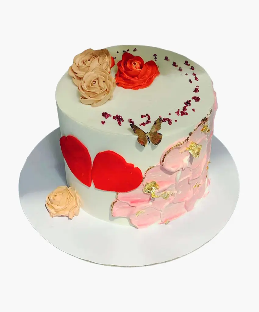 Heart Surprise Cake