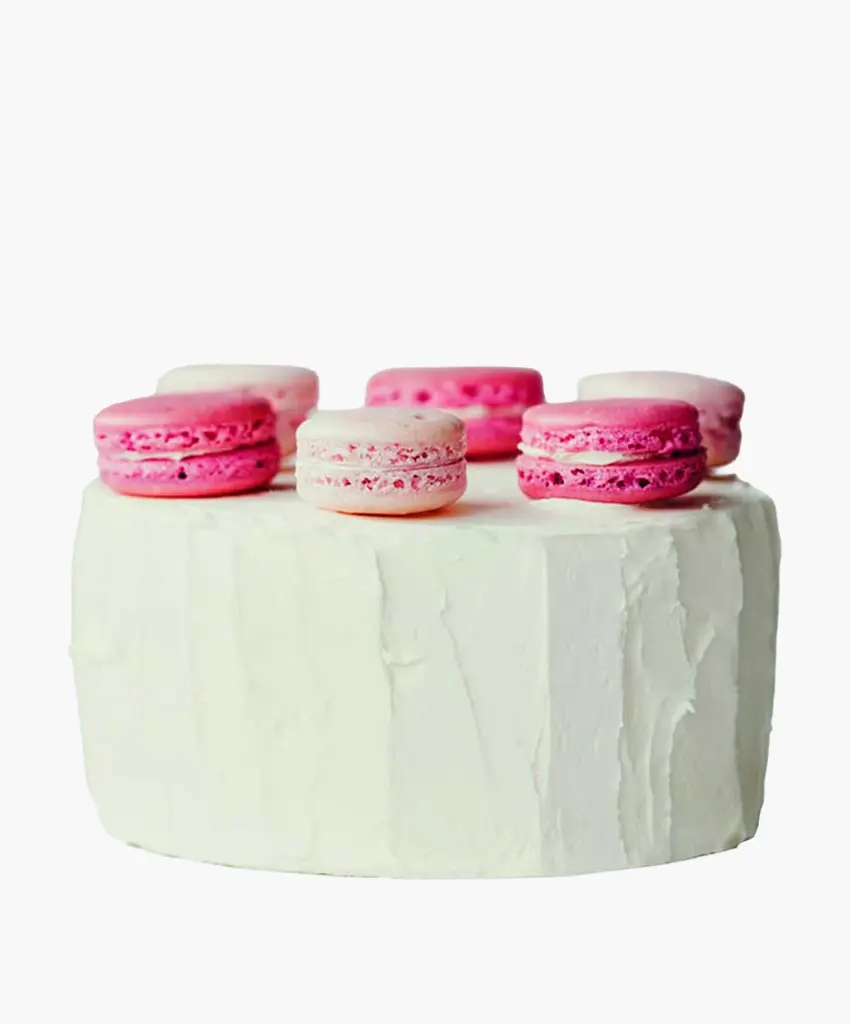 Creamy Macaron Cake